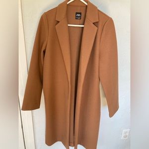 Zara Lapel coat camel size M